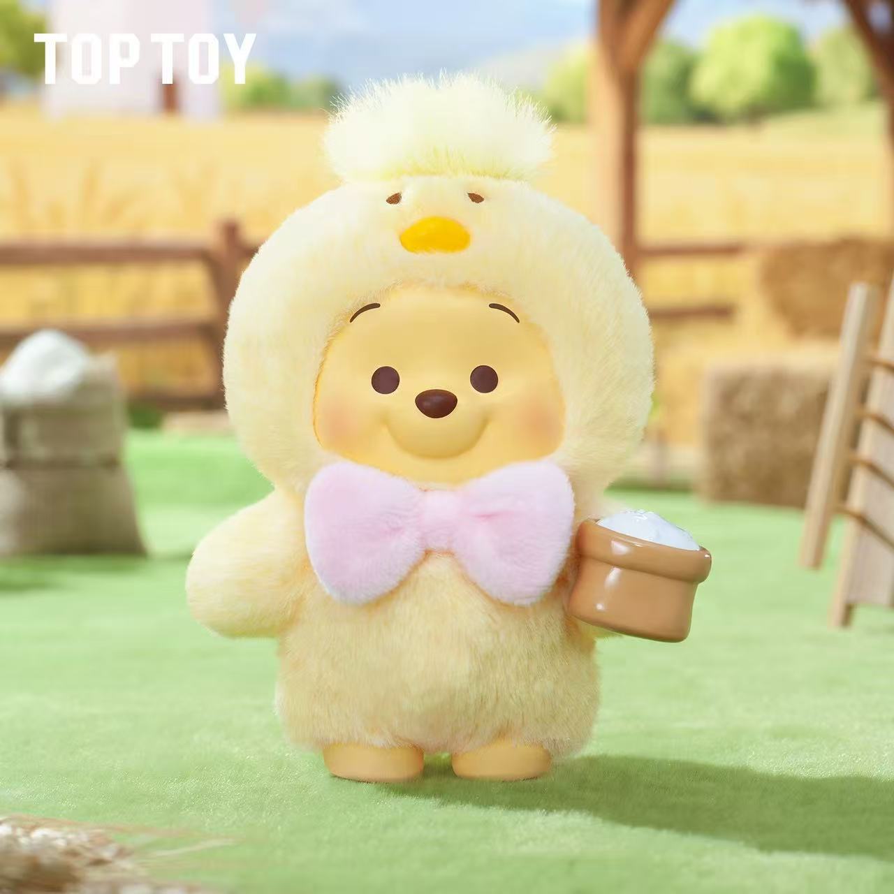 TOPTOY Disney Winnie the Pooh Happy Farm Animal Collection blind box - POPBOXSS