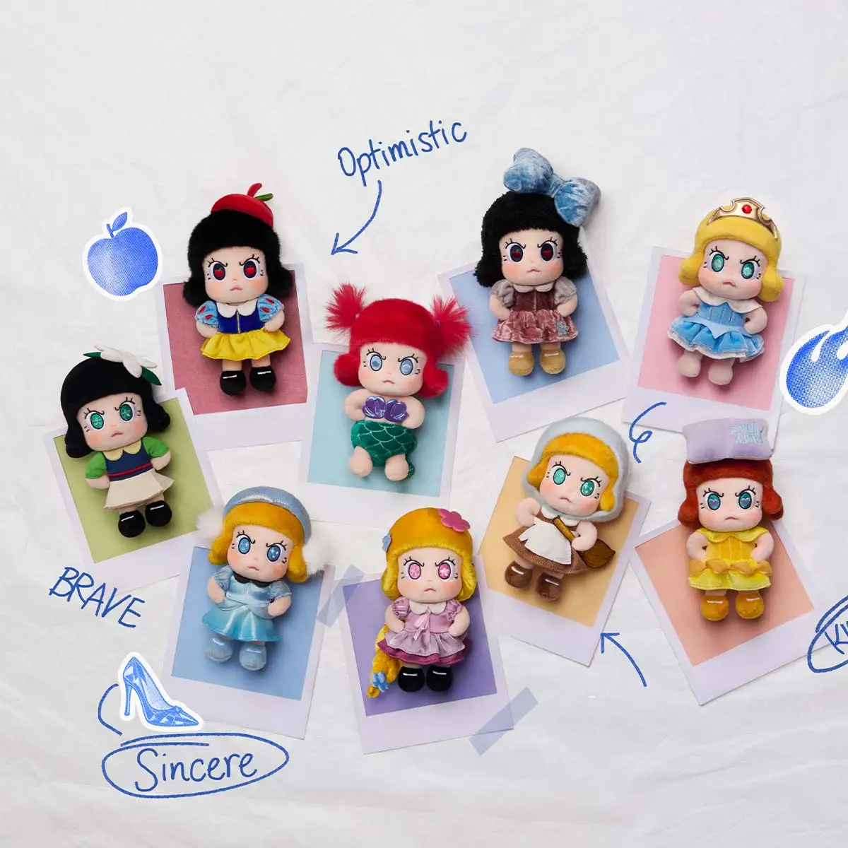 POPMART Angry Molly [PLAY] Disney Princess Series Plush Pendant(PRE ORDER) - POPBOXSS