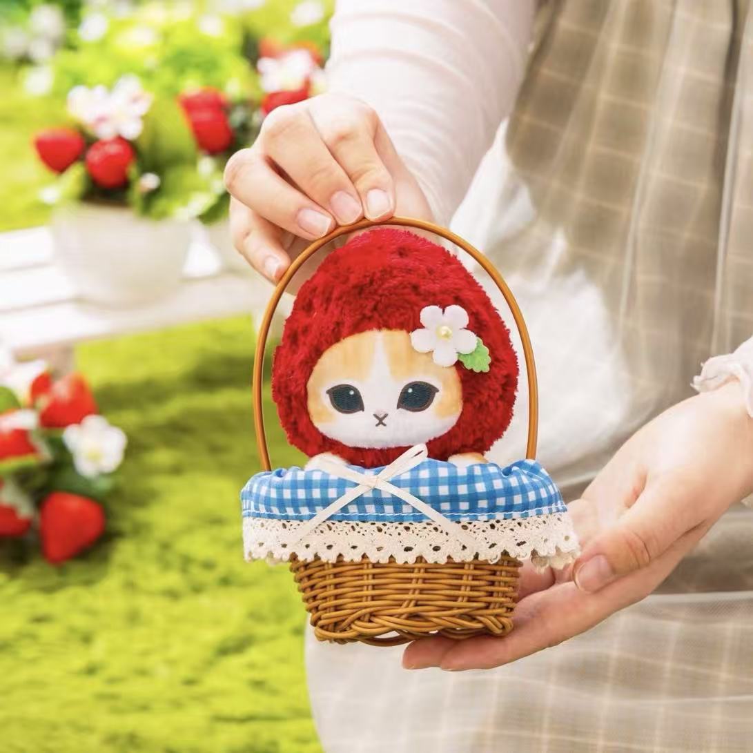 Mofusand MERCI STRAWBERRY Series Plush Pendant - POPBOXSS