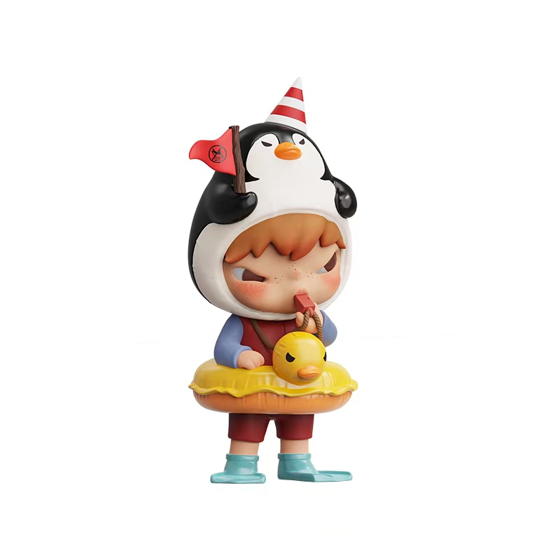 POPMART HIRONO Penguin Lifeguard figurines（PRE ORDER） - POPBOXSS