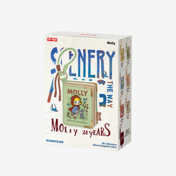 POP MART MOLLY 20th Anniversary Scenery Along the Way Series Retro Book Mini Bag Blind Box (PRE-ORDER) - POPBOXSS