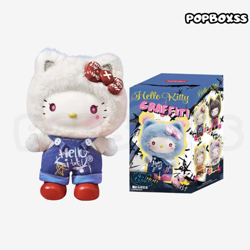 SANRI0 HK Graffiti Series Plush Pendant Blind Box - POPBOXSS