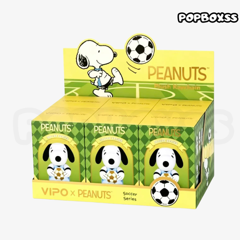 VIPO × PEANUTS Snoopy Football Series Plush Pendant Blind Box - POPBOXSS