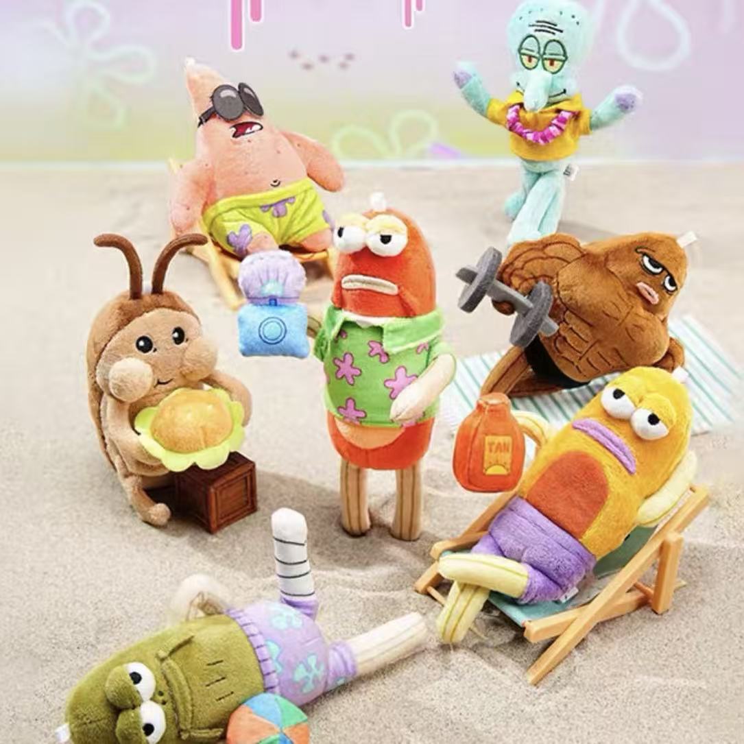 Bottom Beach Stall Series Action Plush Pendant Blind Box (PRE-ORDER) - POPBOXSS