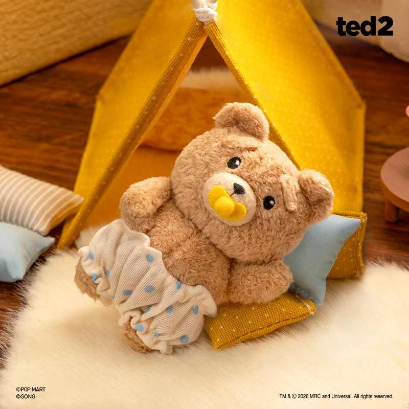 POPMART Ted2 baby Ted plush toys（PRE ORDER） - POPBOXSS