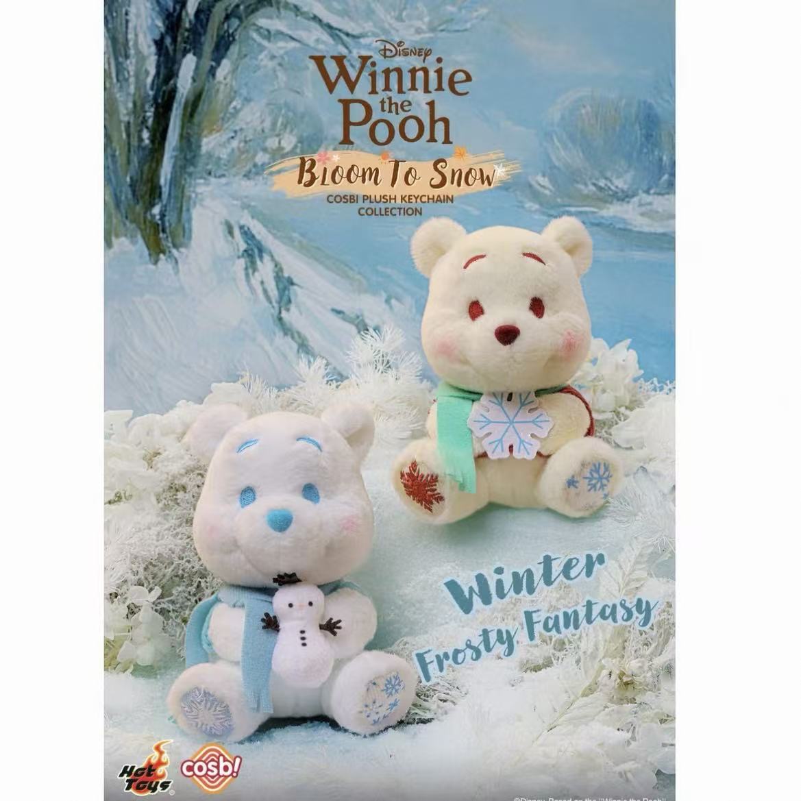 DSN Winnie the Pooh Bloom To Snow Series Cosbi Plush Keychain Collection Blind Box - POPBOXSS