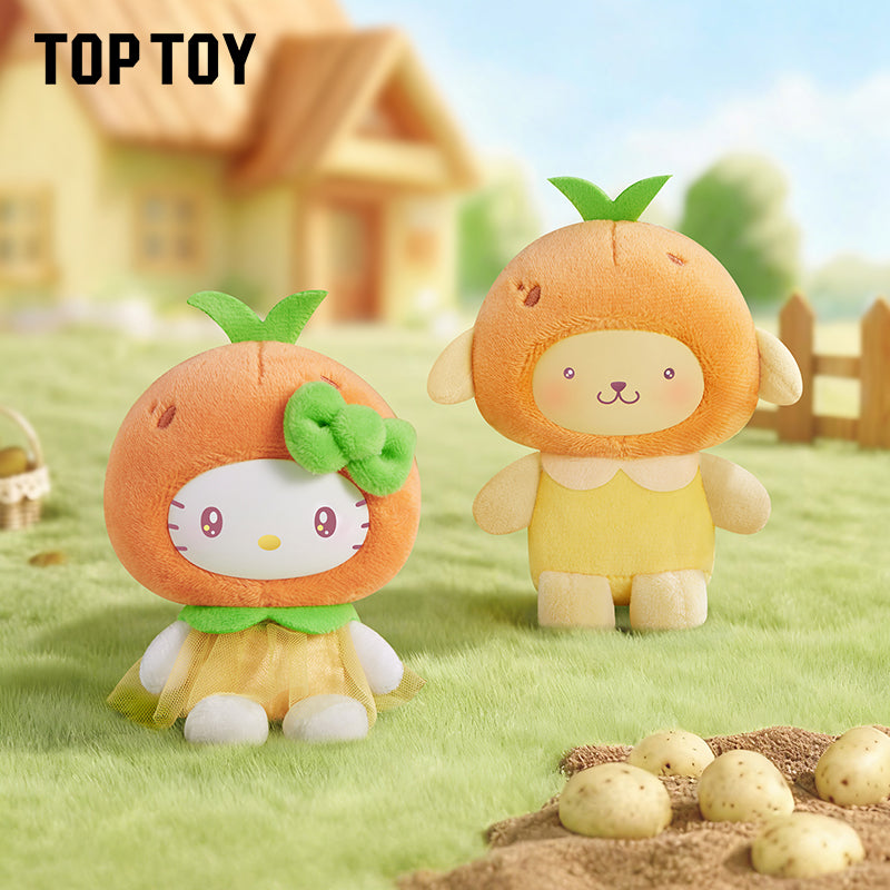 Sanrio Characters Fruit & Vegetable Series Mini Vinyl Keychain Pendant Blind Box - POPBOXSS