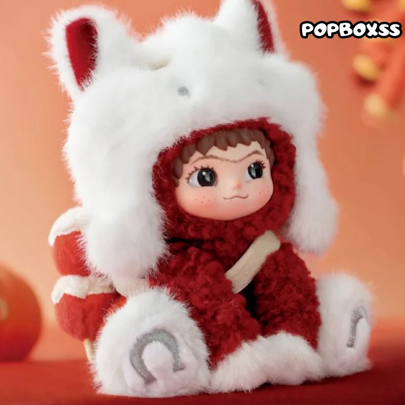 WAKUKU Snowy Lucky Hooves Series Plush New Year Limited Edition Hanging Card (PRE-ORDER) - POPBOXSS