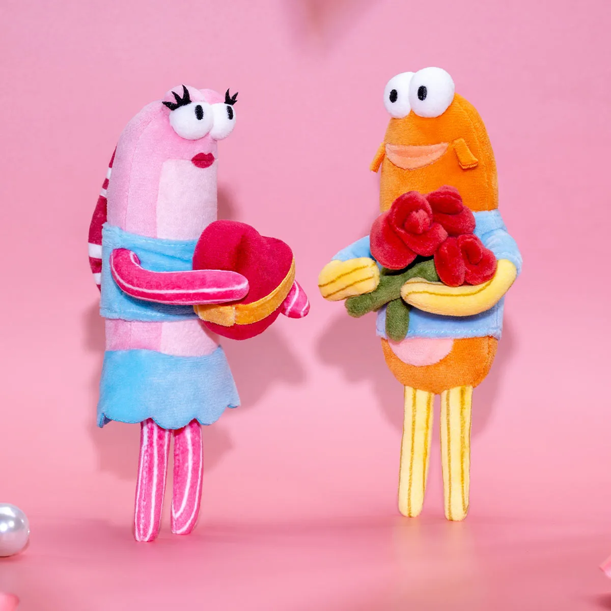 POPMART SpongeBob SquarePants Bikini Bottom romantic fish Vinyl plush pendant(PRE ORDER) - POPBOXSS