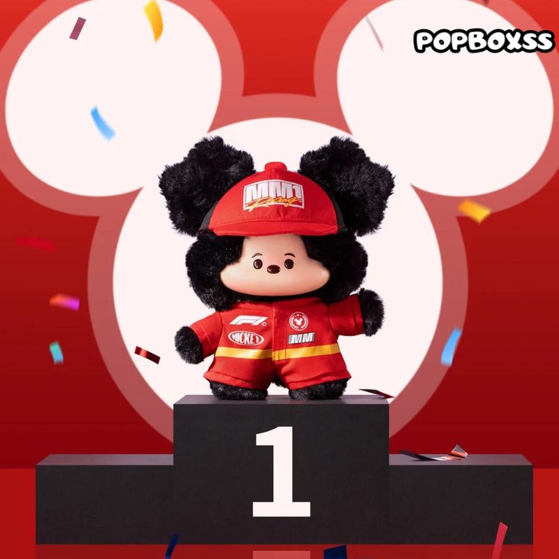 DSN F1 Mickey Mouse Speed Life Series Vinyl Plush Hanging Card - POPBOXSS