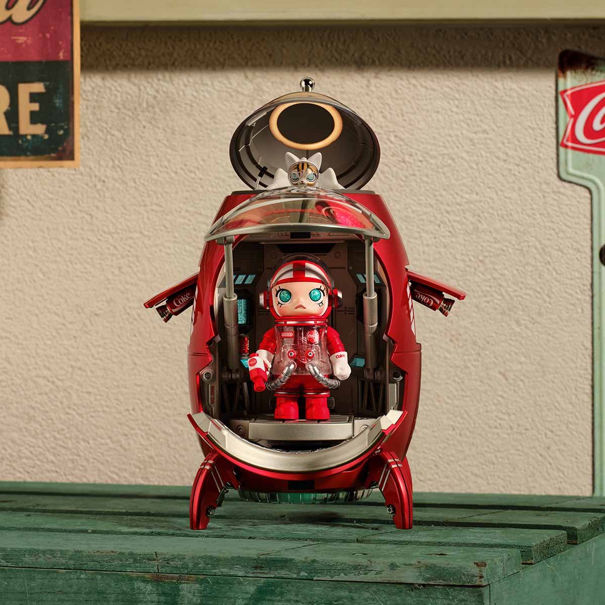 POPMART MEGA SPACE MOLLY Iconic Coca-Cola -Rocket(PRE ORDER) - POPBOXSS