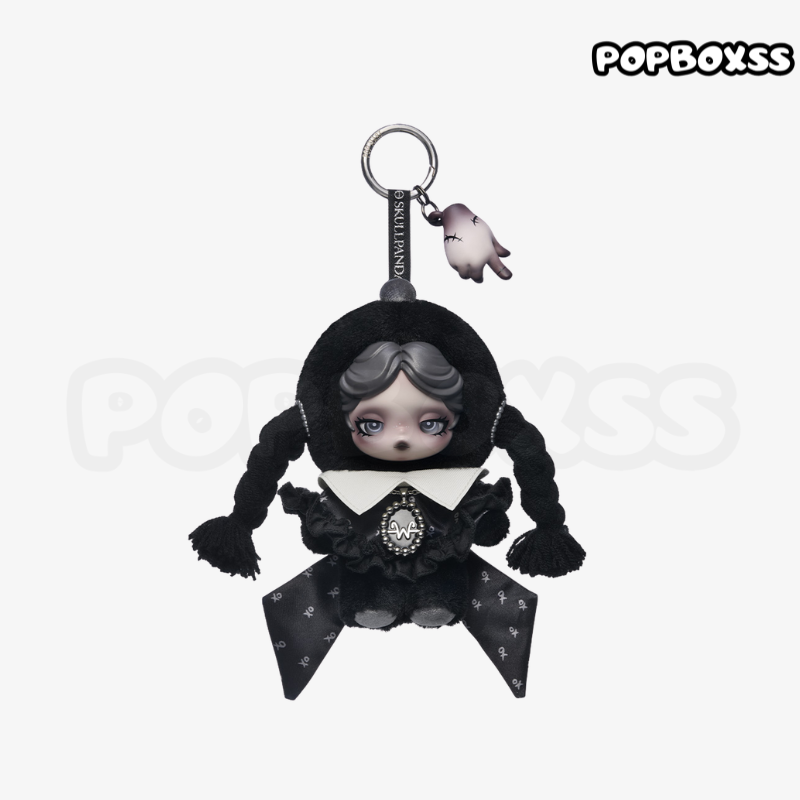 SKULLPANDA × Wednesday Plush（Classic Dress Version） - POPBOXSS