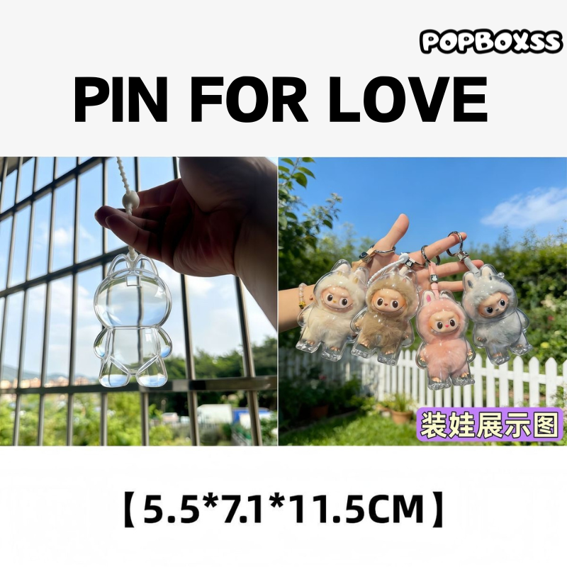 THE MONSTER LABUBU PIN AND LOVE Protective Case - POPBOXSS