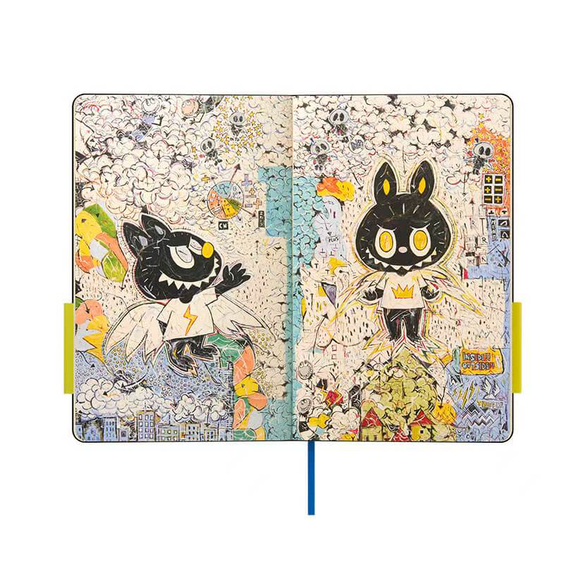 POPMART The monster 10TH labubu Notebook (Custom-made Moleskine) - POPBOXSS