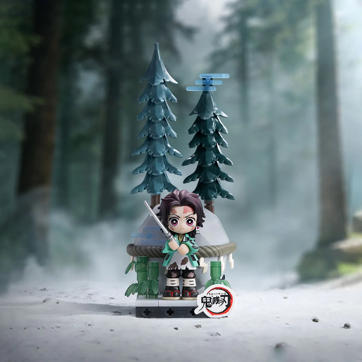 POP MART Demon Slayer Unwavering Resolve Arc Series Block Figures - POPBOXSS