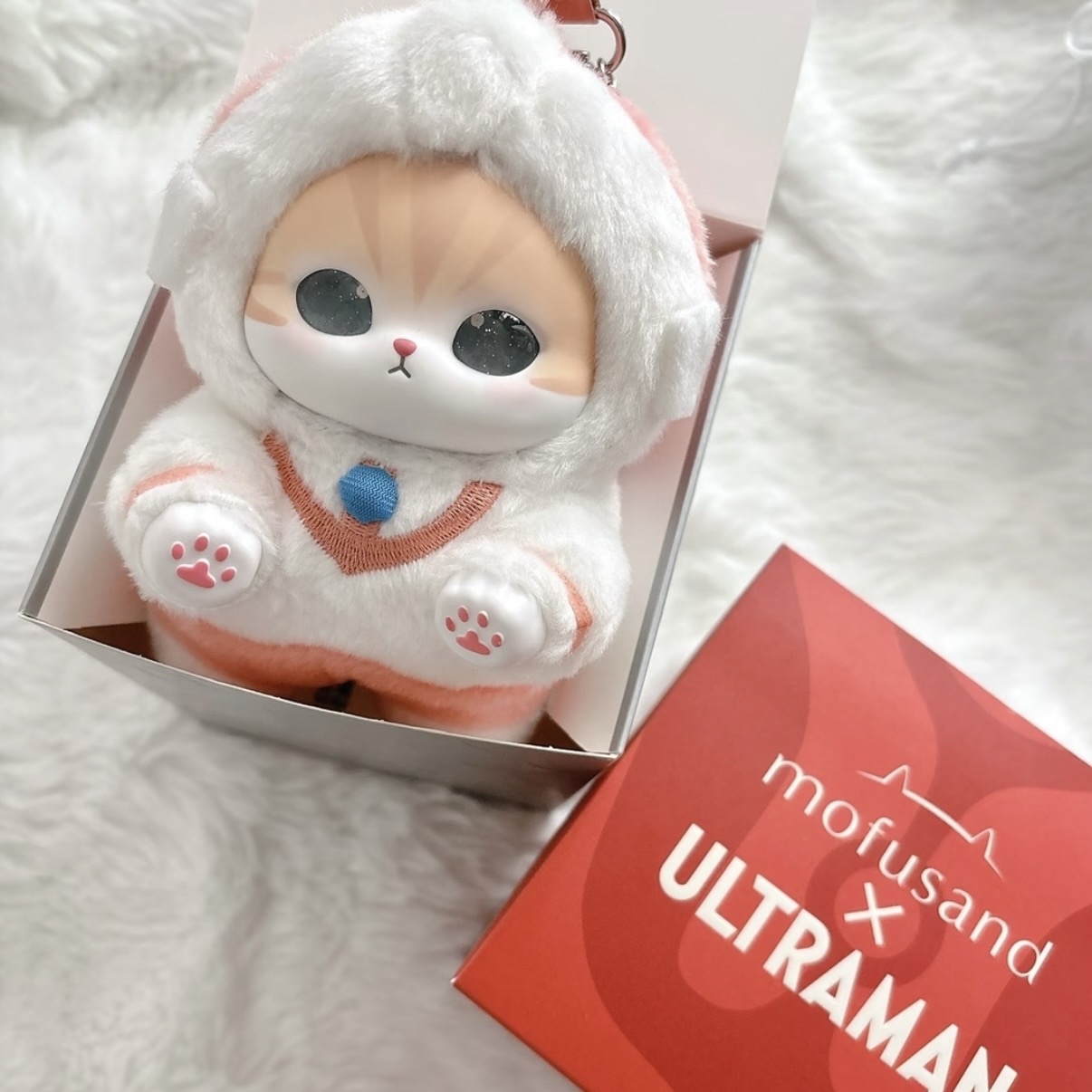 Mofusand × ULTRAMAN Series Plush Pendant (PRE-ORDER) - POPBOXSS