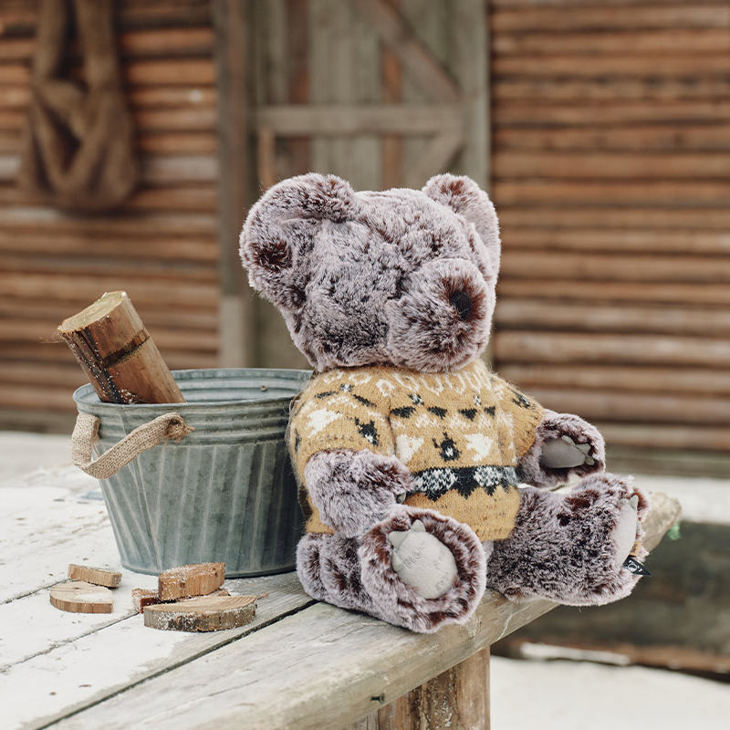 HIRONO Living Wild Snow Frost Plush Bear bag - POPBOXSS