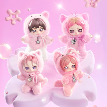 POPMART aespa Fluffy Club Series Vinyl Plush Doll Pendant - POPBOXSS