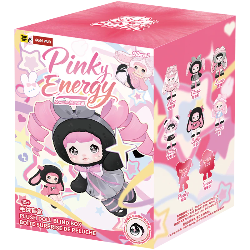 Nommi Pink Energy Series Plush Pendant Blind Box - POPBOXSS