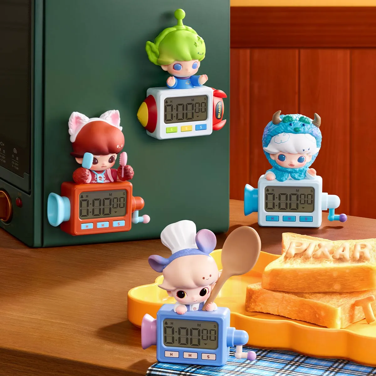 POPMART DIMOO WORLD x PIXAR Series - Timer FridgeMagnet Blind Box(PRE ORDER) - POPBOXSS