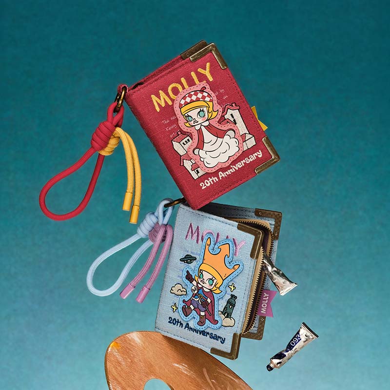 POP MART MOLLY 20th Anniversary Scenery Along the Way Series Retro Book Mini Bag Blind Box (PRE-ORDER) - POPBOXSS