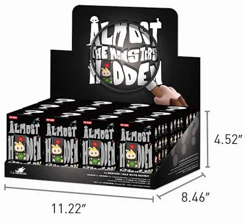 The Monsters LABUBU Almost Hidden Series Figures, Blind Box - POPBOXSS