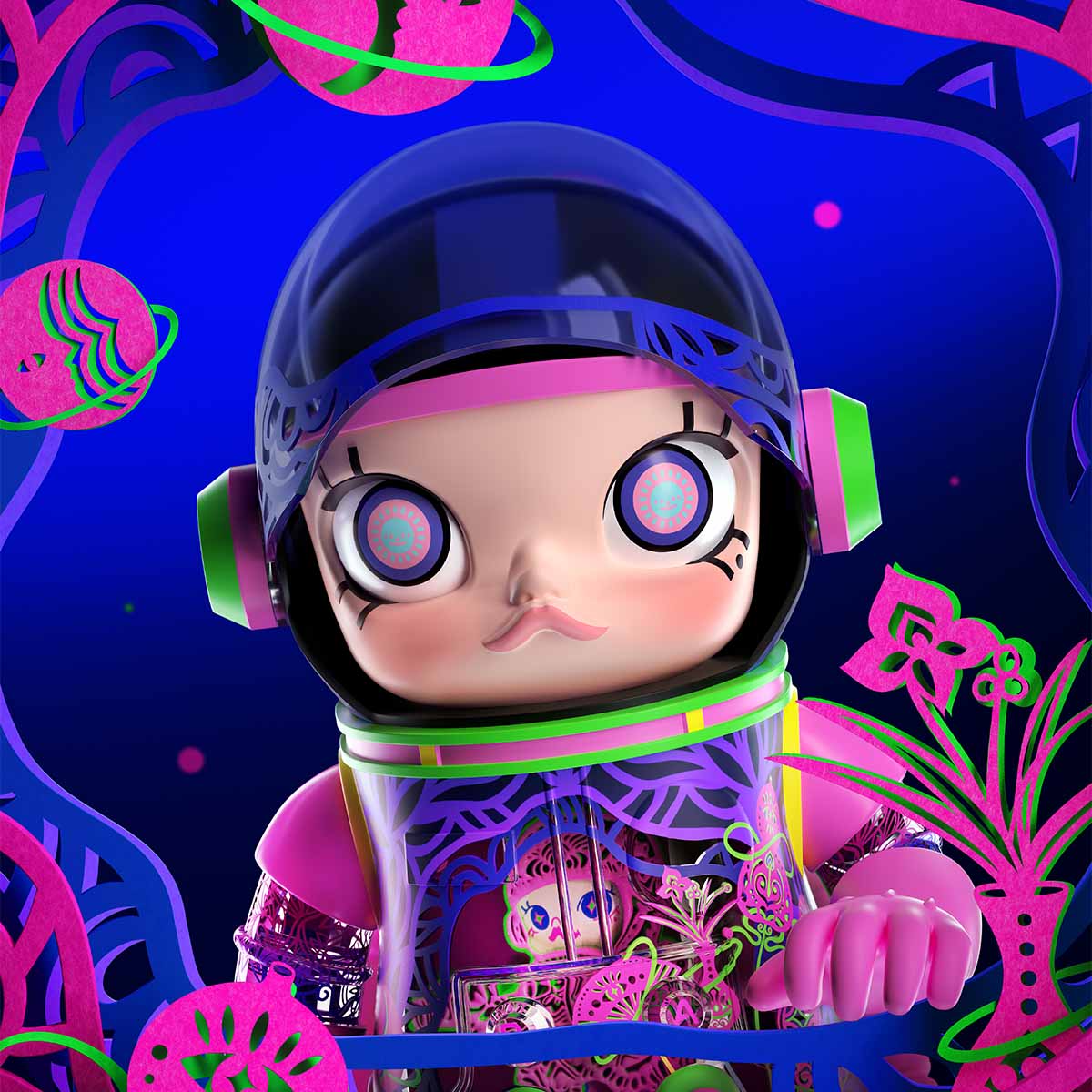 MEGA SPACE MOLLY 1000% CHEN FENWAN - POPBOXSS