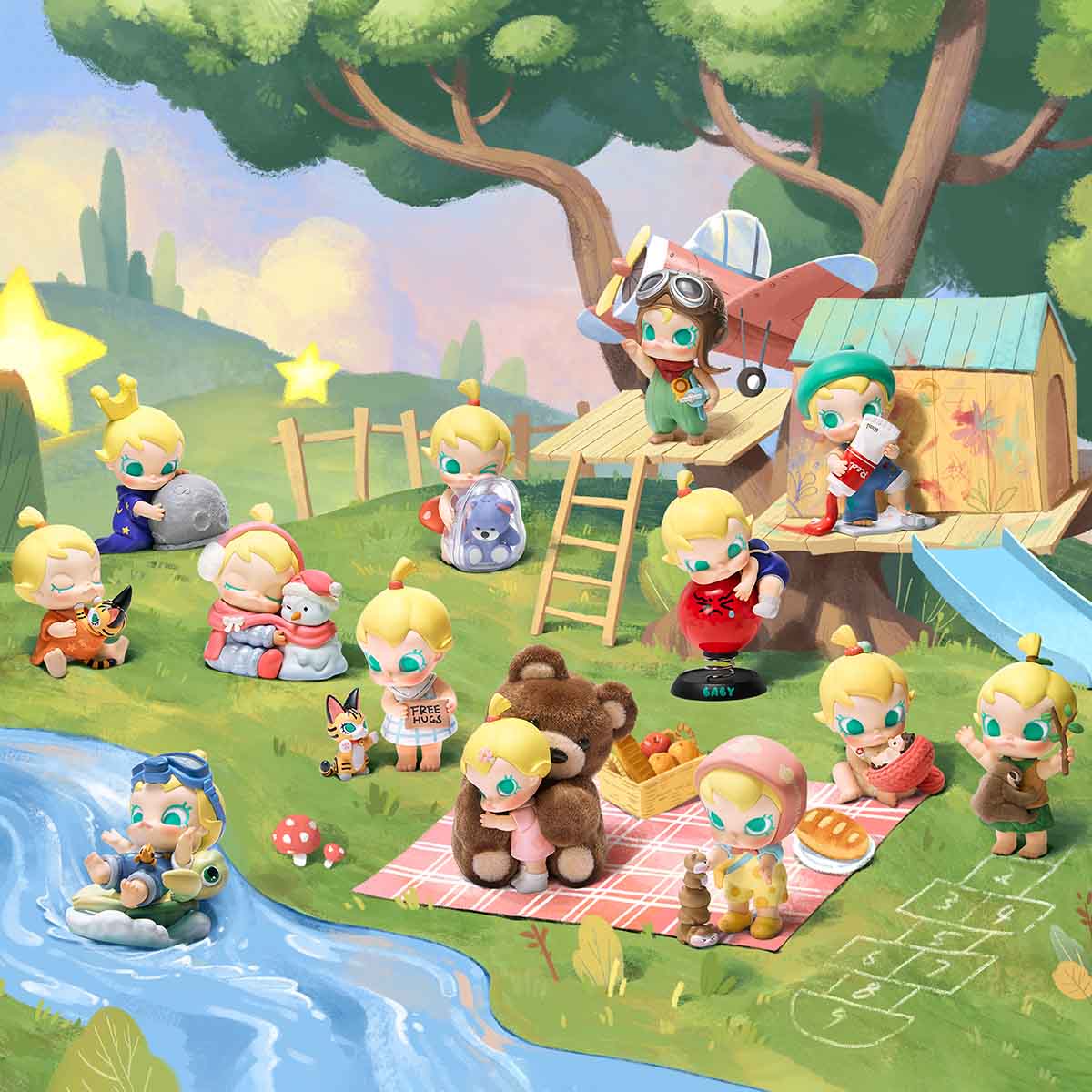 Baby Molly My Huggable Discovery Series Figures, Blind Box - POPBOXSS