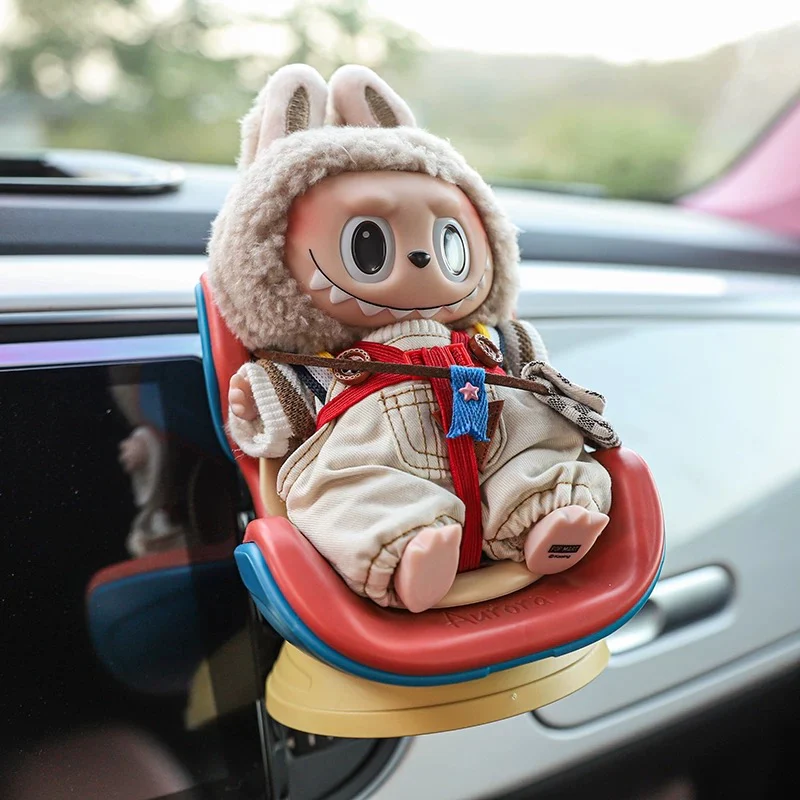 Kawaii Doll Seat Mini Seat for Labubu Ob11 Doll Cartoon Ornament - POPBOXSS