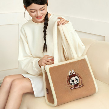 Classic Bag Series-LABUBUPlush Tote Bag (Brown) - POPBOXSS