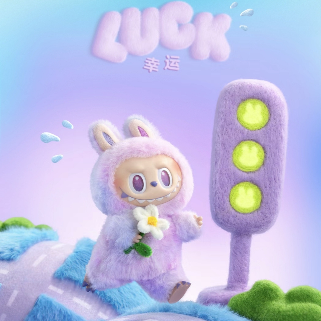 【NEW】THE MONSTERS LABUBU V3 Big Into Energy Series Plush Dolls Pop Mart Blind Box - POPBOXSS