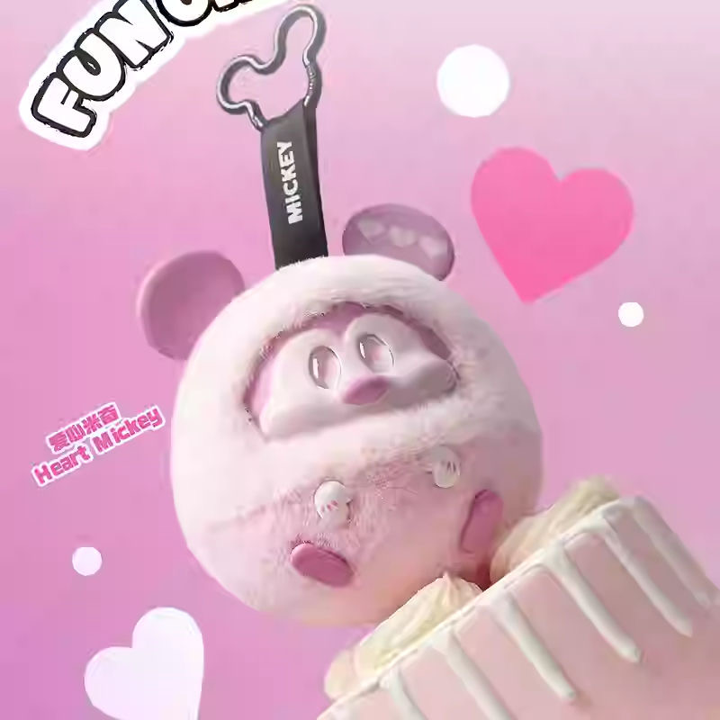 DSN-Mickey Fun Crash Series Vinly Plush Pendant Dolls, Blind Box - POPBOXSS