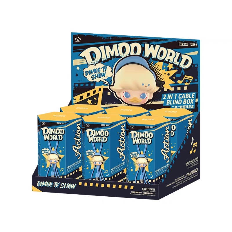 POP MART DIMOO WORLD × DSN Series-2 in 1 Cable, Blind Box - POPBOXSS
