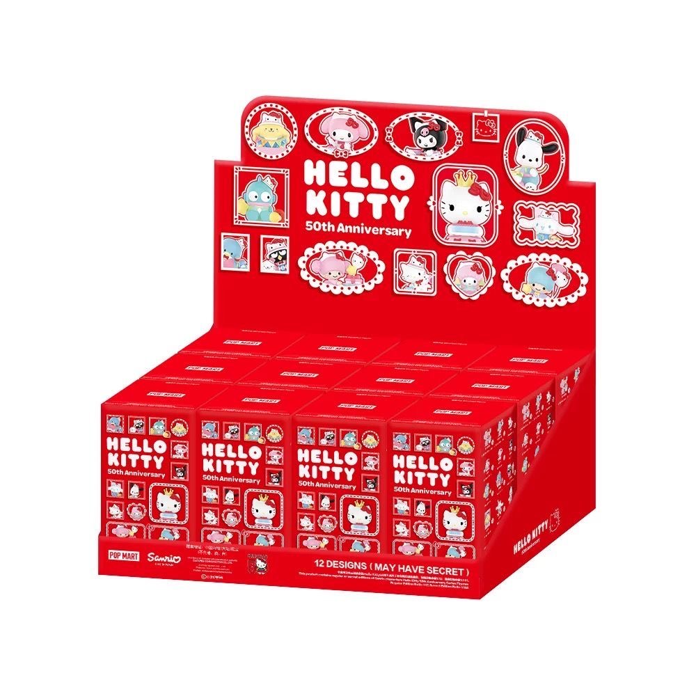 SANRI0 Hello KT 50th Anniversary Series Figures, Blind Box - POPBOXSS