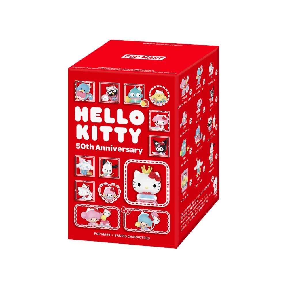 SANRI0 Hello KT 50th Anniversary Series Figures, Blind Box - POPBOXSS
