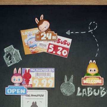 THE MONSTERS LABUBU Wacky Mart Series-Fridge Magnet Blind Box - POPBOXSS