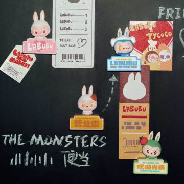 THE MONSTERS LABUBU Wacky Mart Series-Fridge Magnet Blind Box - POPBOXSS