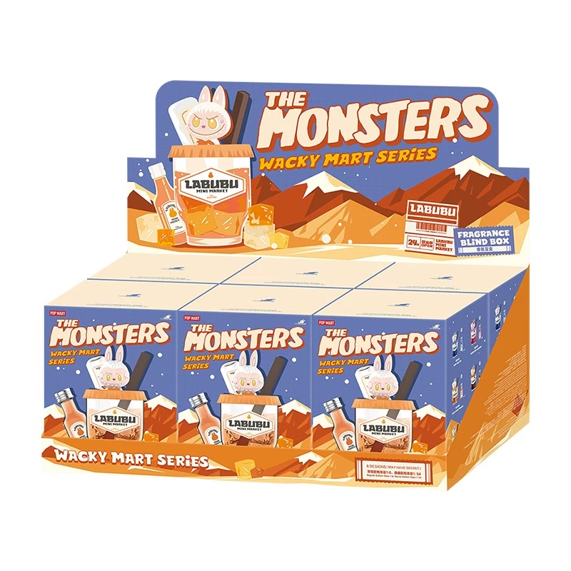 THE MONSTERS LABUBU Wacky Mart Series Fragrance Blind Box - POPBOXSS