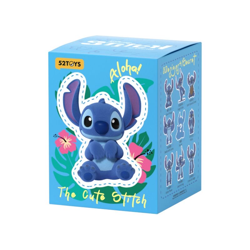 52TOYS Stitch Weird and Cute Series Fuzzy Figures, Blind Box - POPBOXSS