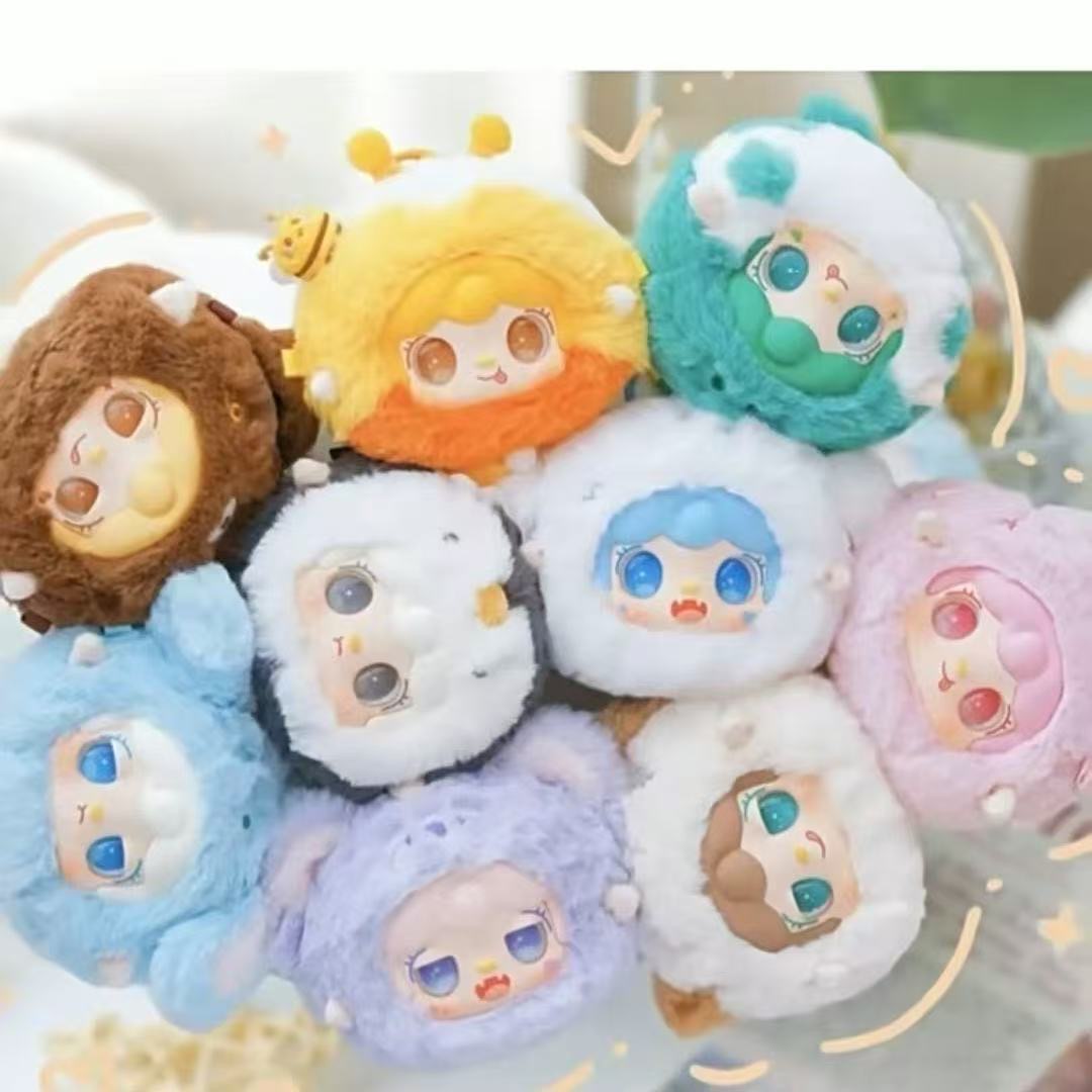 Yooki V1 Cute Series Plush Dolls, Blind Box - POPBOXSS