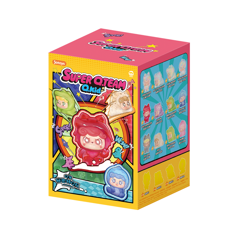 Q.Kid Super Q.Team Mini Series Figures, Blind Box - POPBOXSS