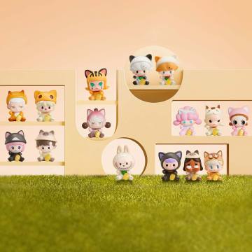POP BEAN Lucky Cat Series PVC Figures, Blind Box - POPBOXSS