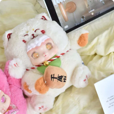 Lucky Meow Series Plush Doll, Blind Box - POPBOXSS