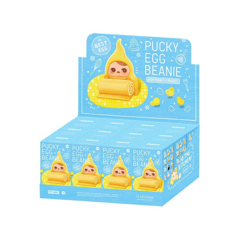 PUCKY Egg Beanie Series Figures, Blind Box - POPBOXSS
