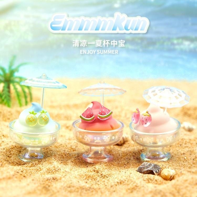 【Sale】Emmmkun Cool Summer Series PVC Figures, Blind Box - POPBOXSS