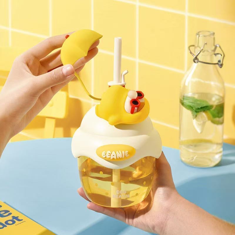 PUCKY Egg Beanie Series-Straw Cup - POPBOXSS