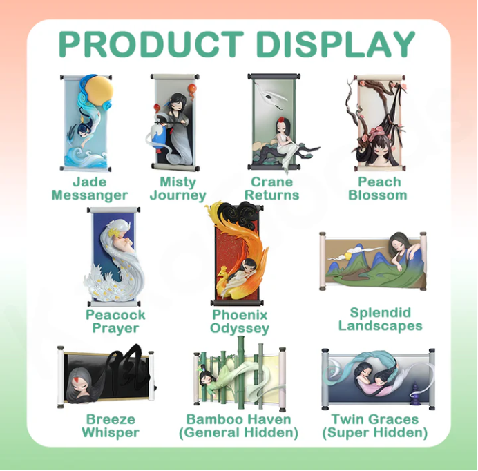 Sleep Chinese Scrolls Series Blind Box - POPBOXSS