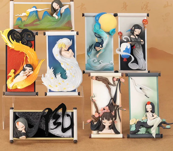 Sleep Chinese Scrolls Series Blind Box - POPBOXSS