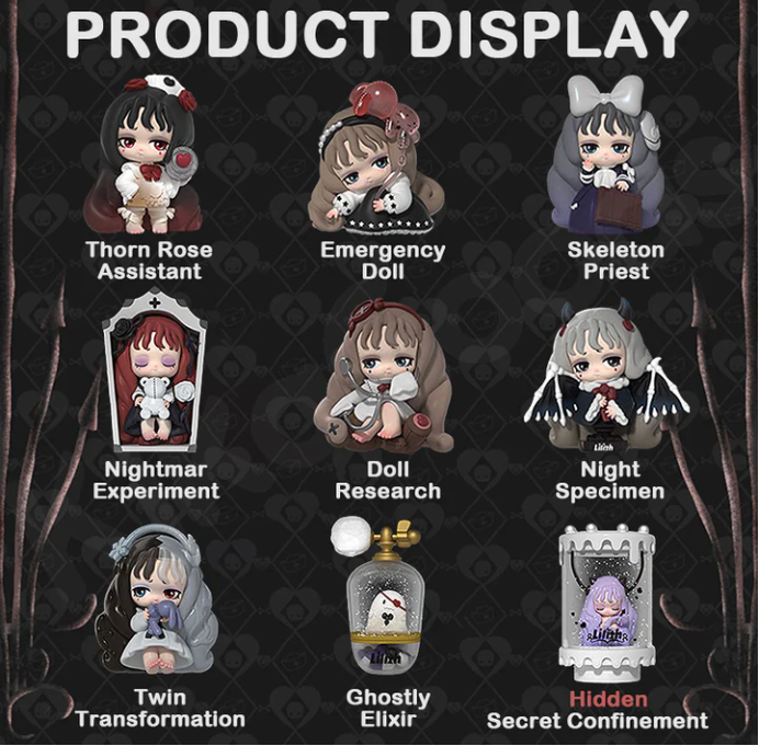 52toys Lilith Secret Experiment Series Blind Box - POPBOXSS