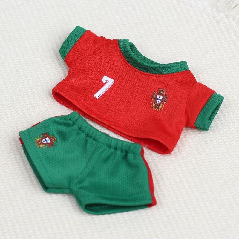 First, second and third generation labubu baby clothes football jersey(No Dolls)labubu clothes - POPBOXSS
